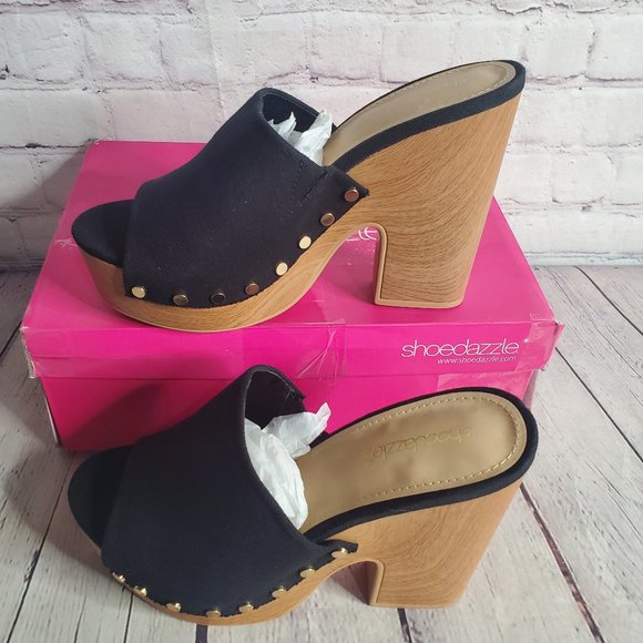 Shoe Dazzle Tarena Studded Platform Sandal - Picture 5 of 16